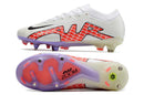 Chuteira Nike Mercurial Vapor XV Elite SG Campo - Branca e Vermelha